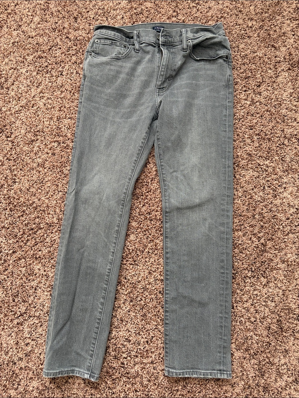 Slim Straight Men’s Jeans - Gray